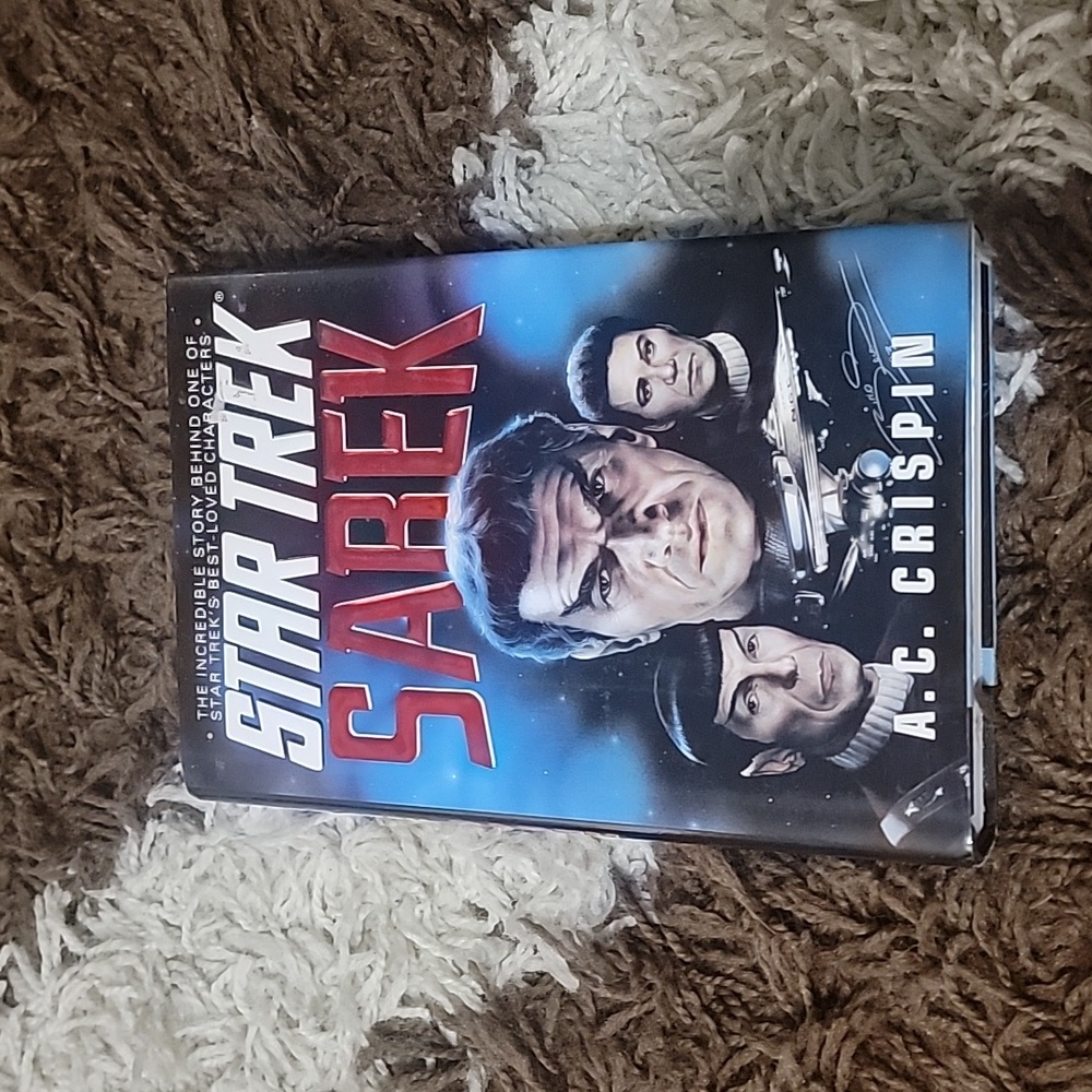 🏷️STAR TREK SAREK HARD COVER BOOK IN GOOD CONDITION